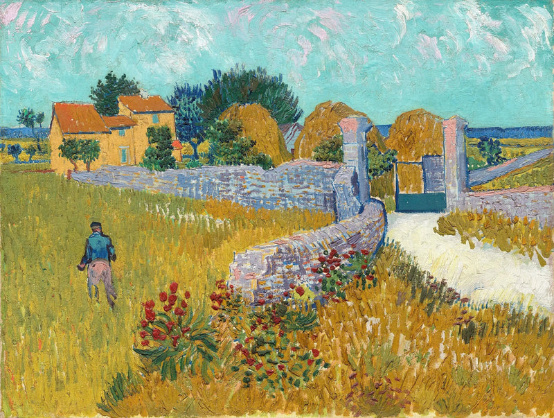 Fazenda na Provença - Vincent van Gogh
