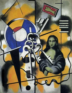 A Mona Lisa com as chaves - Fernand Léger