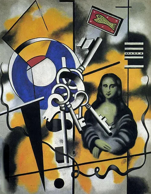 A Mona Lisa com as chaves - Fernand Léger
