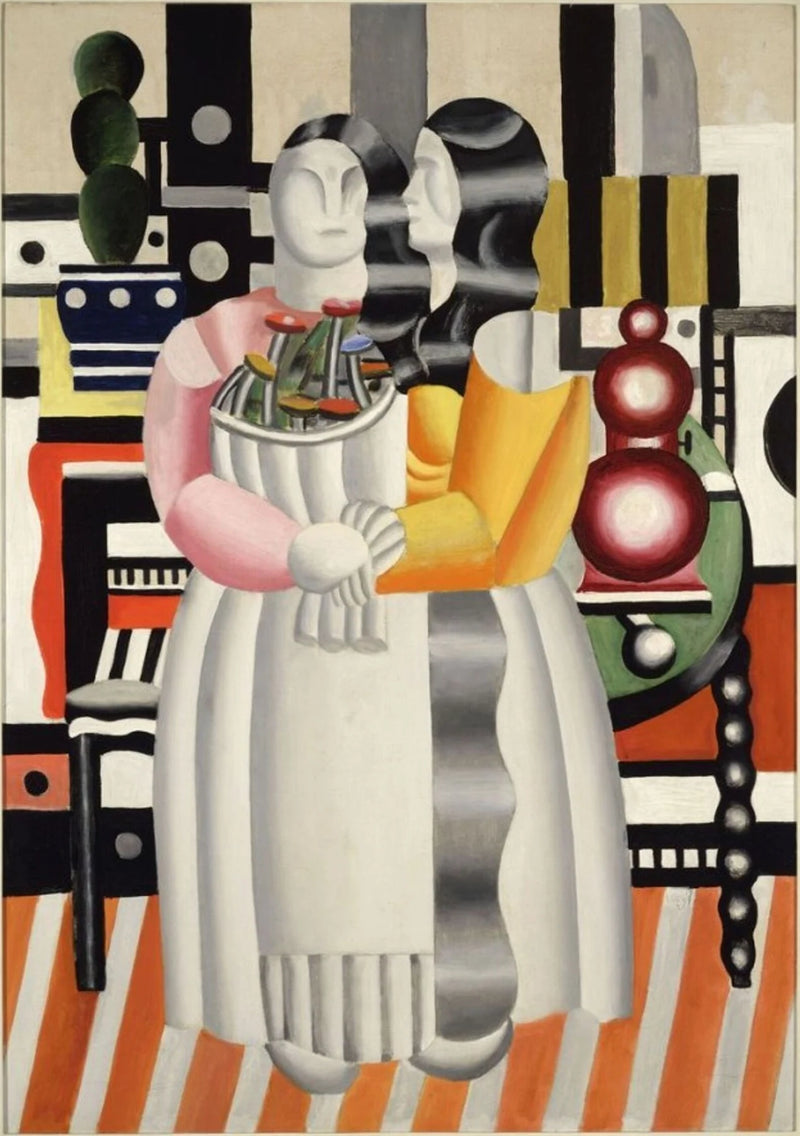 Les Deux Femmes au bouquet - Fernand Léger