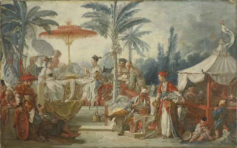 Banquete do Imperador da China - François Boucher