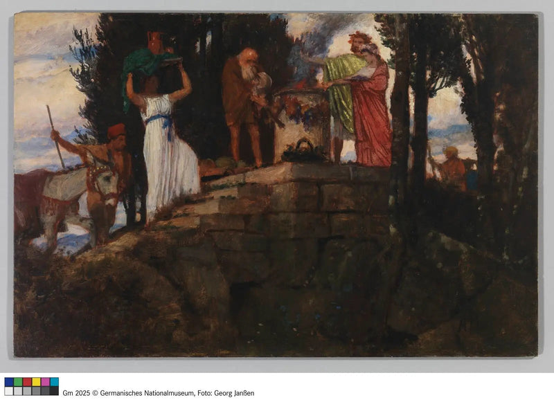 Festa Sacrificial - Arnold Böcklin