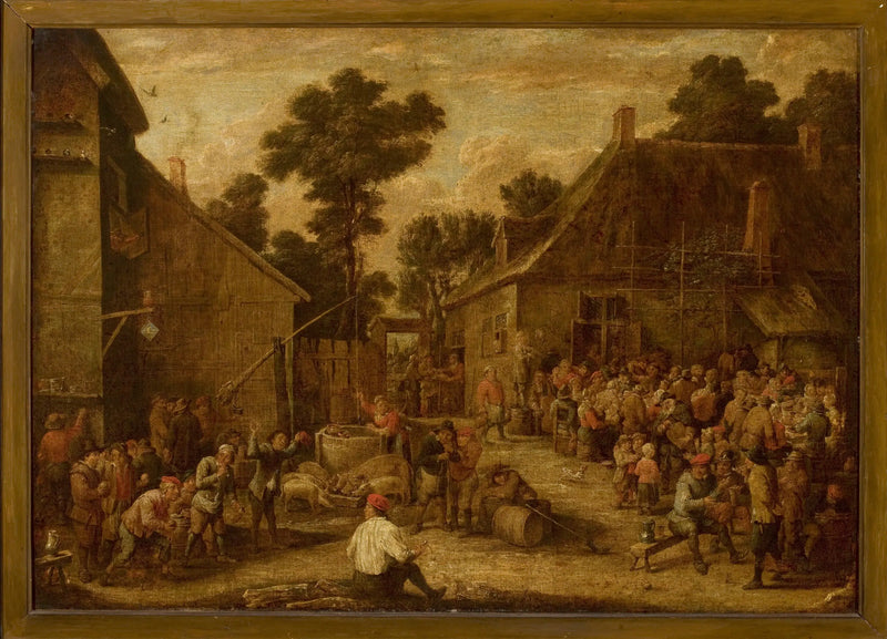 Festas no campo - David Teniers, o Jovem