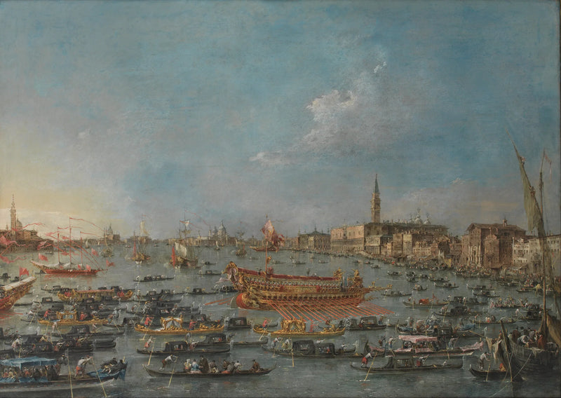 Festas de Bucintoro em Veneza - Francesco Guardi