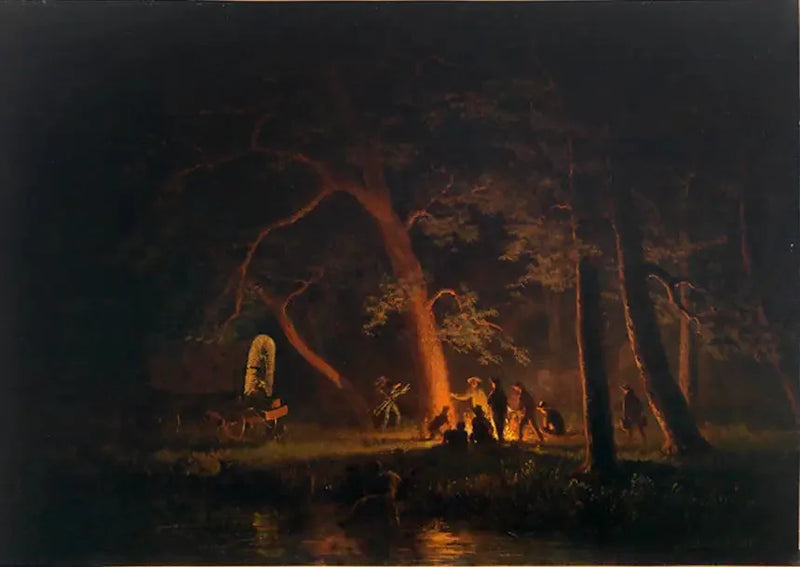 Fogueira - Albert Bierstadt