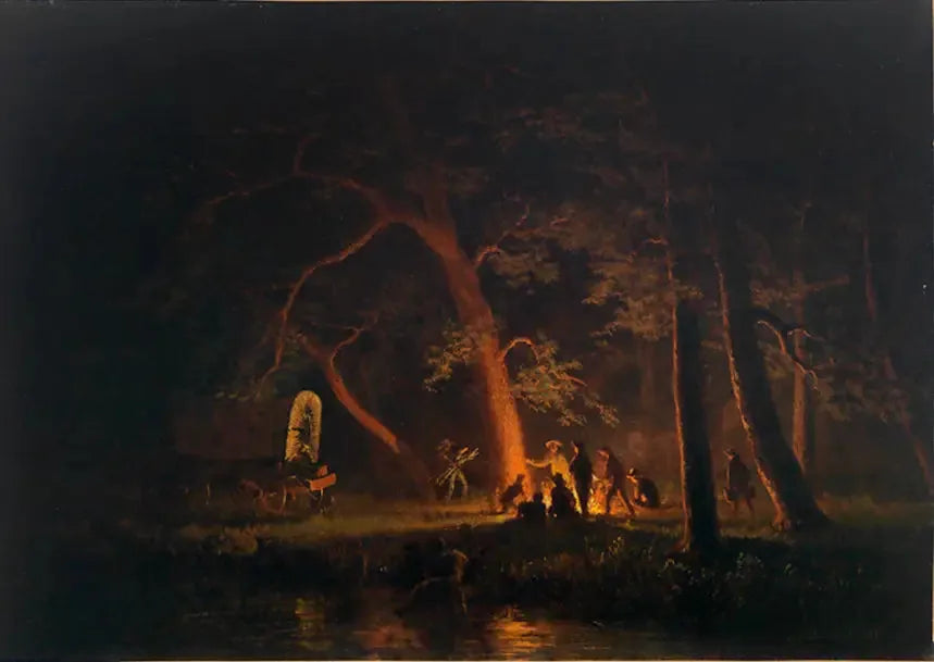 Fogueira - Albert Bierstadt