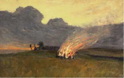 Fogo de alegria - Paul Gauguin