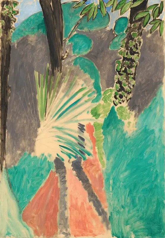 Folha de palmeira, Tânger - Henri Matisse