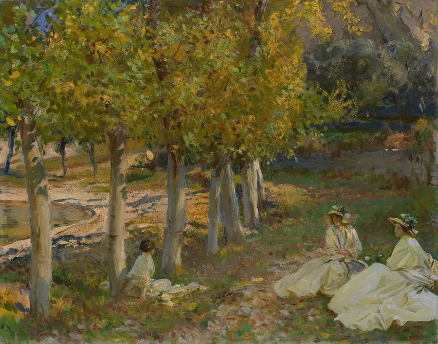 folhas de outono - John Singer Sargent