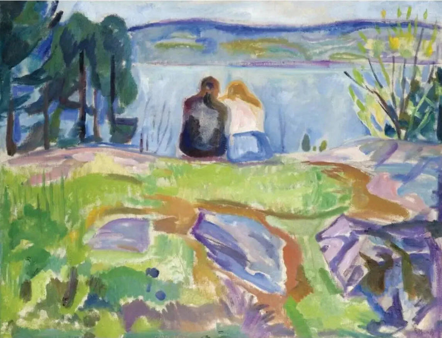 Folhas em brotos - Edvard Munch