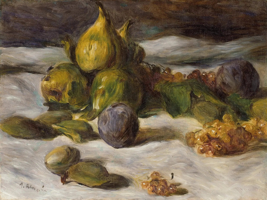 Figos e groselhas - Pierre-Auguste Renoir