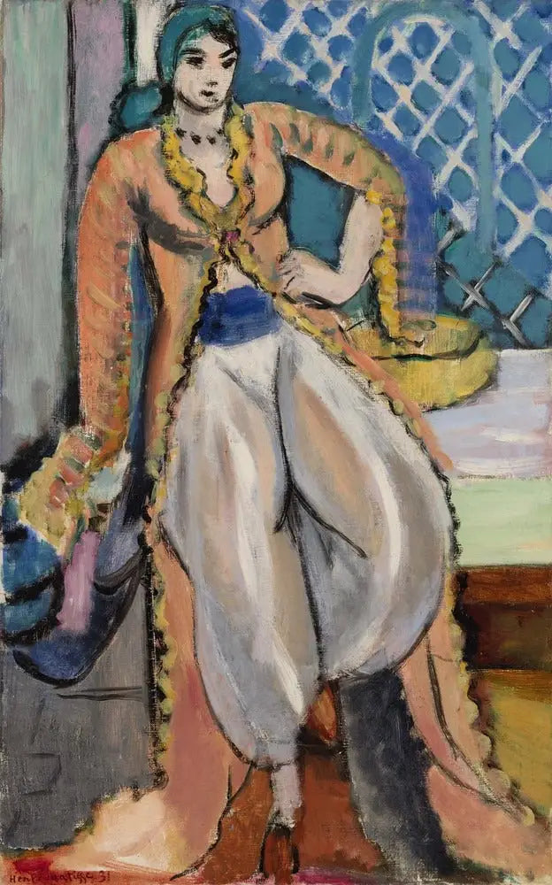Figura com um vestido persa (Figura à roupa persa) - Henri Matisse