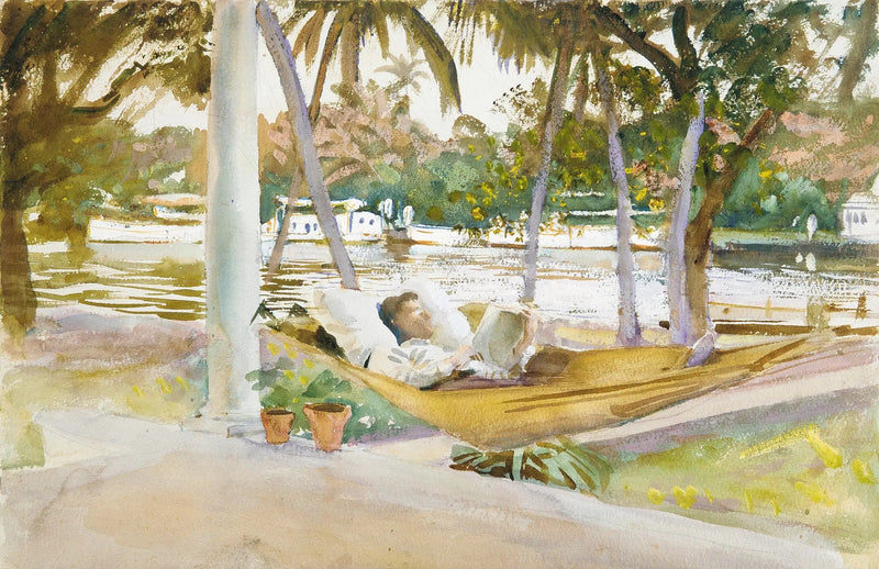 Figura em uma rede, Flórida - John Singer Sargent