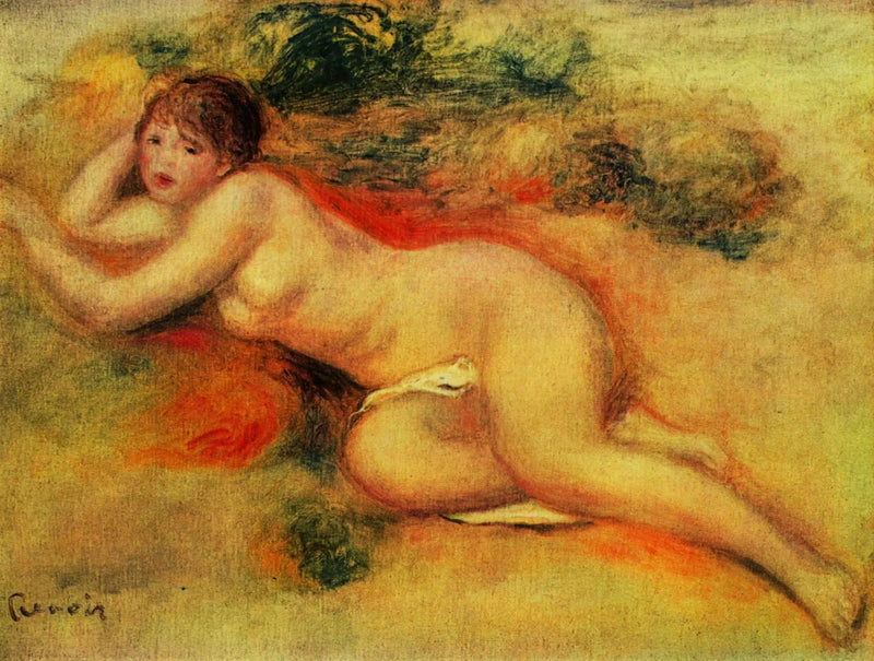 Figura nua de uma menina - Pierre-Auguste Renoir