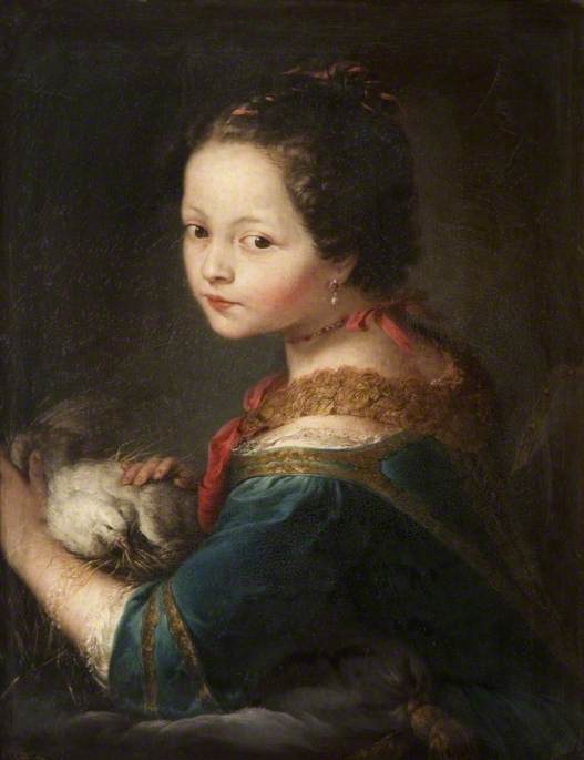 Menina com a pomba - Anton Raphael Mengs