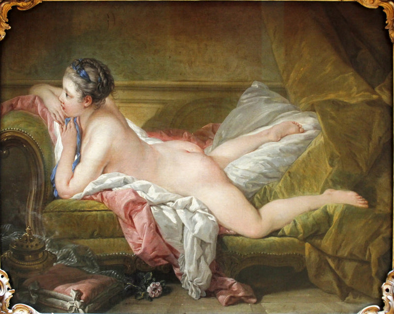 Garota deitada - François Boucher