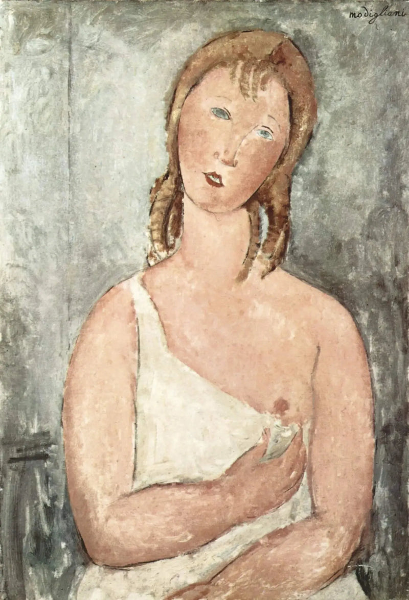 Menina na camisa - Amedeo Modigliani