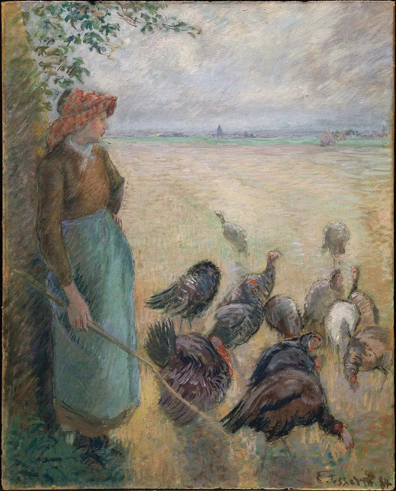 Filha da Turquia - Camille Pissarro