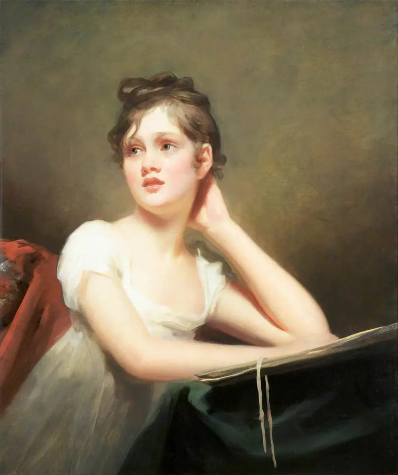 Menina desenhando - Henry Raeburn