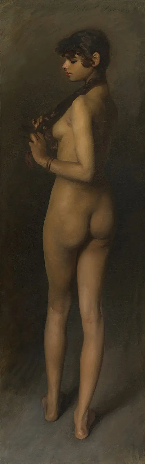 Menina egípcia nua - John Singer Sargent