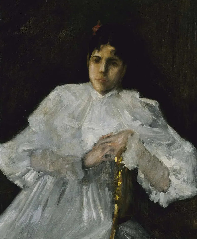 Menina de branco - William Merritt Chase