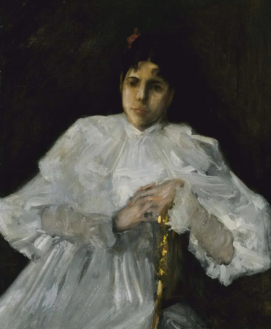 Menina de branco - William Merritt Chase