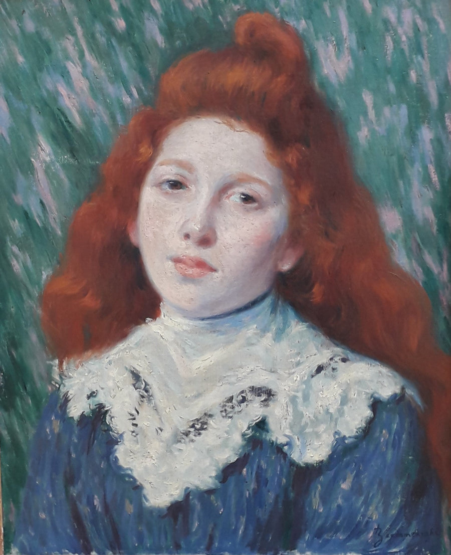 menina de col branco - Federico Zandomeneghi