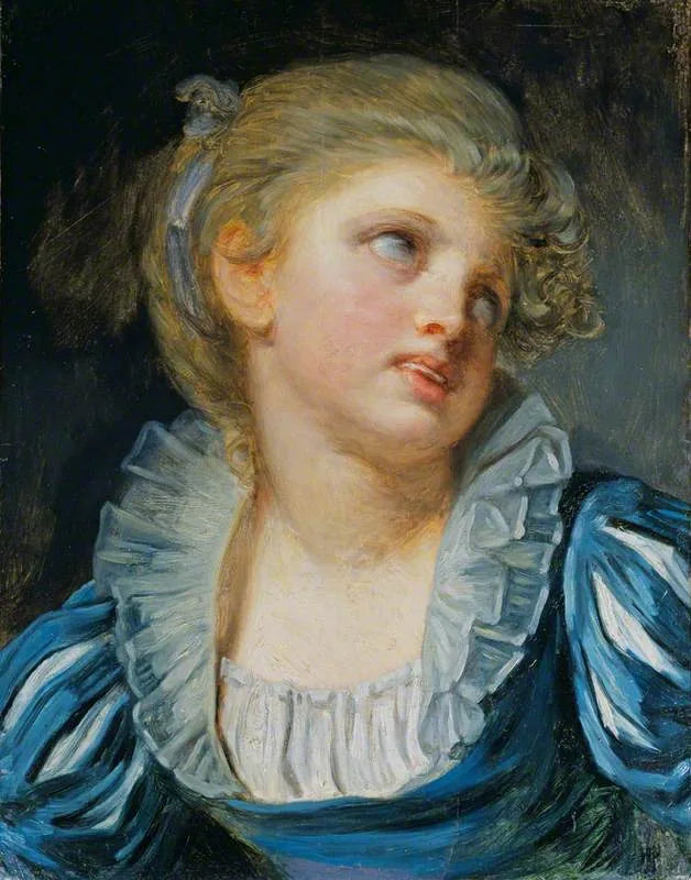 Menina de vestido azul - Jean-Baptiste Greuze