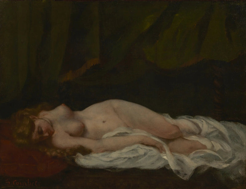 Menina Dormindo - Gustave Courbet
