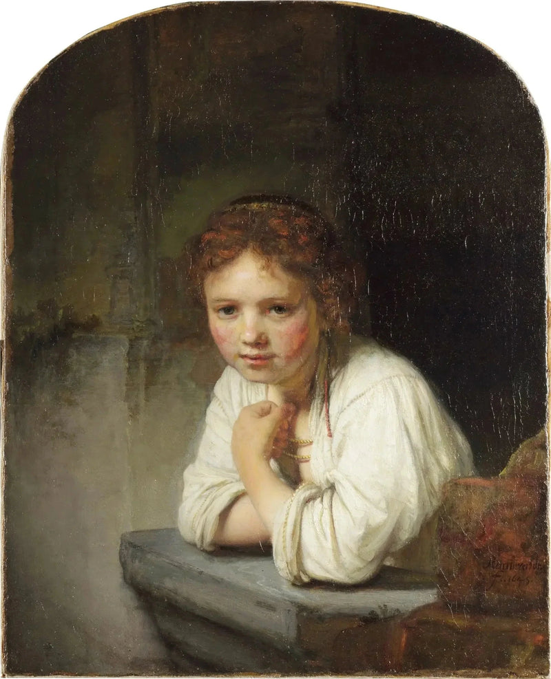 Menina na Janela - Rembrandt