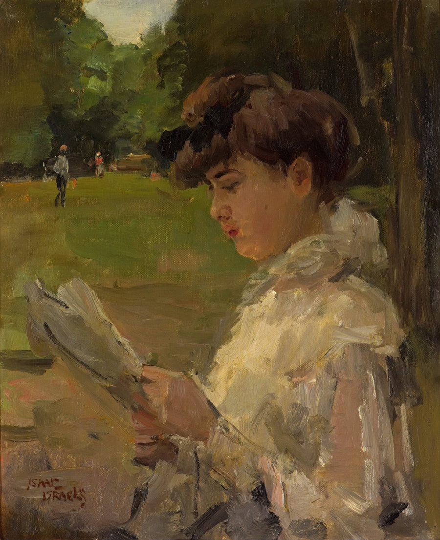 Menina lendo - Isaac Israëls
