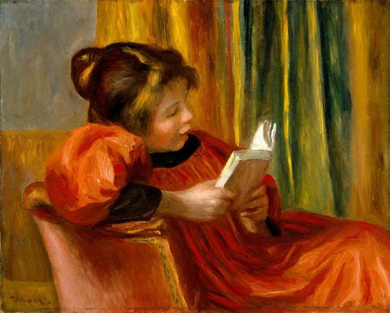 Menina lendo - Pierre-Auguste Renoir