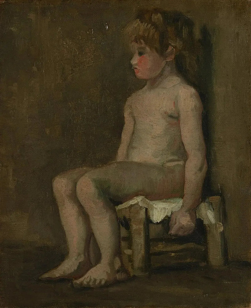 Menina nua, sentada - Vincent van Gogh