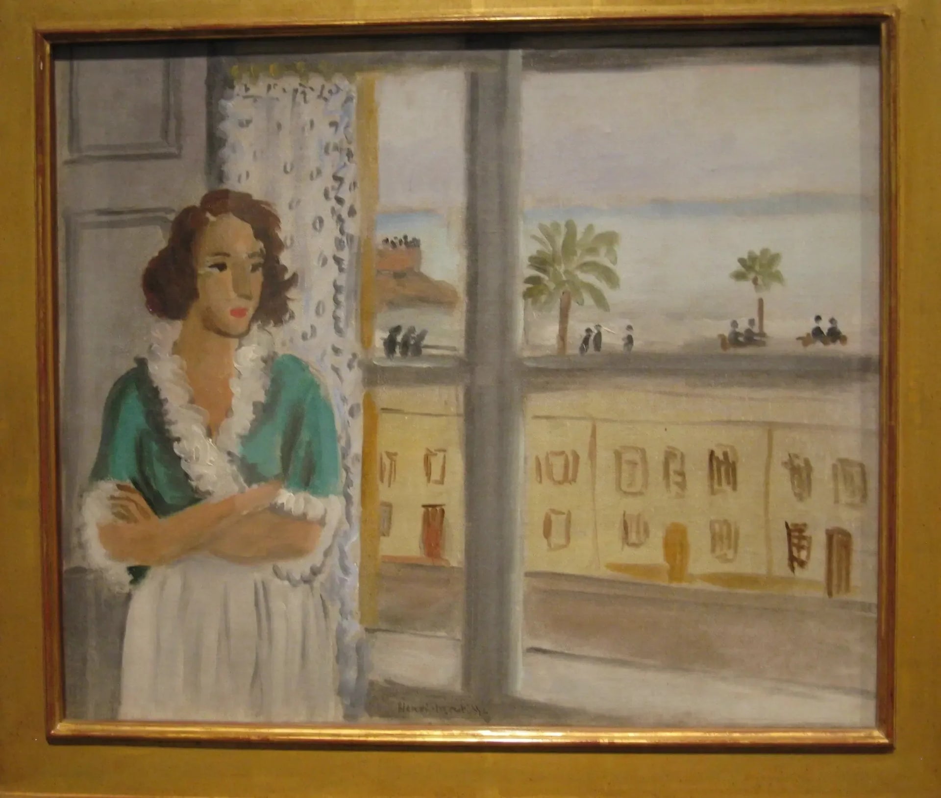 Fille près d'une fenêtre - Henri Matisse image 1 copie peinte à la main à l’huile