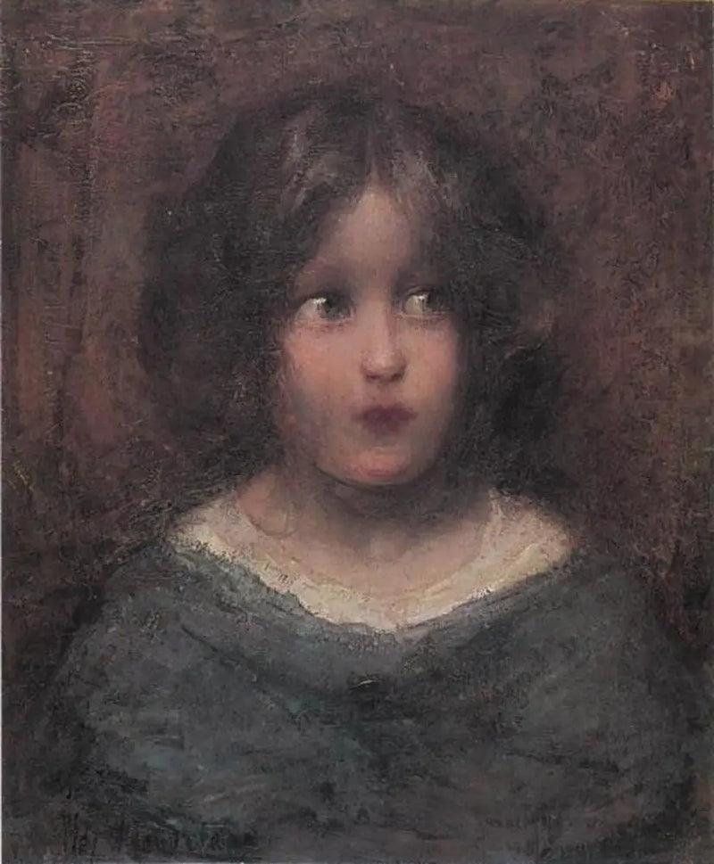 Menina olhando para a esquerda - Piet Mondrian