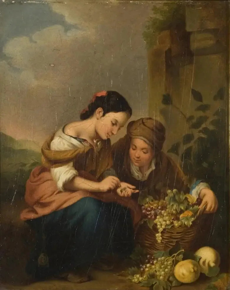 Meninas contando moedas - Bartolomé Esteban Murillo