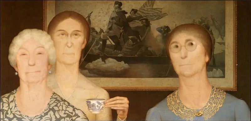 Filhas da Revolução - Grant Wood