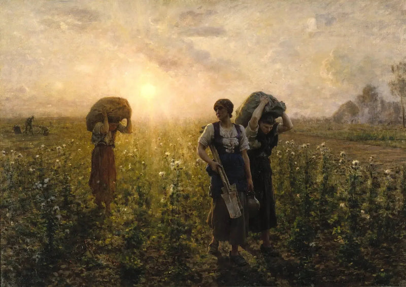 Fim do trabalho - Jules Breton