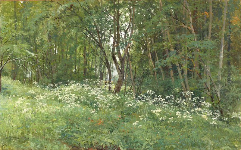 Flores na borda da floresta - Ivan Chichkine
