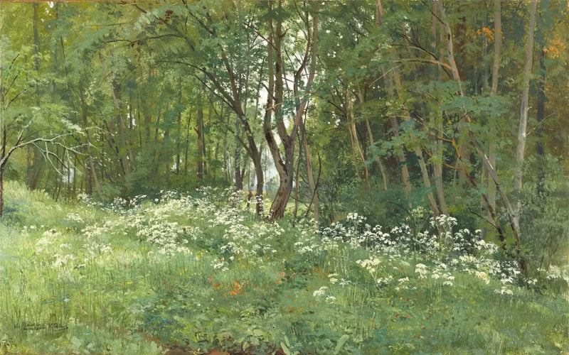 Flores na borda da floresta - Ivan Chichkine