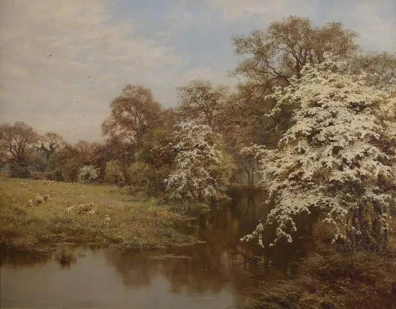 Flores de espinheiro - Edward Wilkins Waite