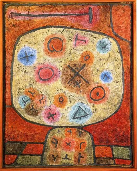 Flores na pedra - Paul Klee