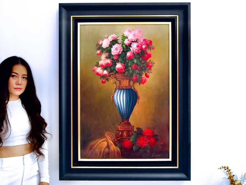 Flores em um Vaso Antigo | 60 x 90 cm