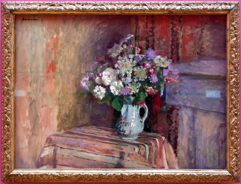 Flores em um vaso - Édouard Vuillard