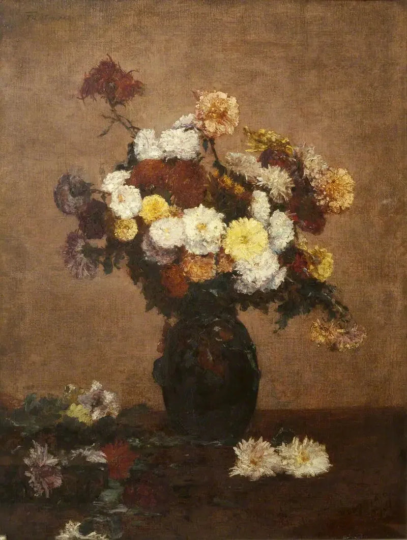Flores em um vaso - Henri Fantin-Latour