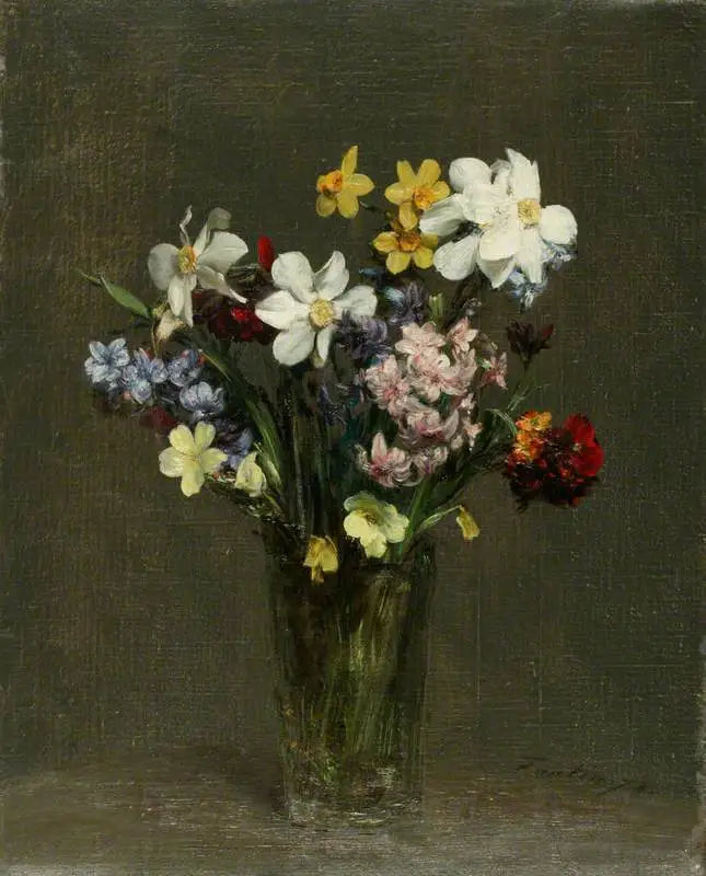 Flores em um vaso - Henri Fantin-Latour