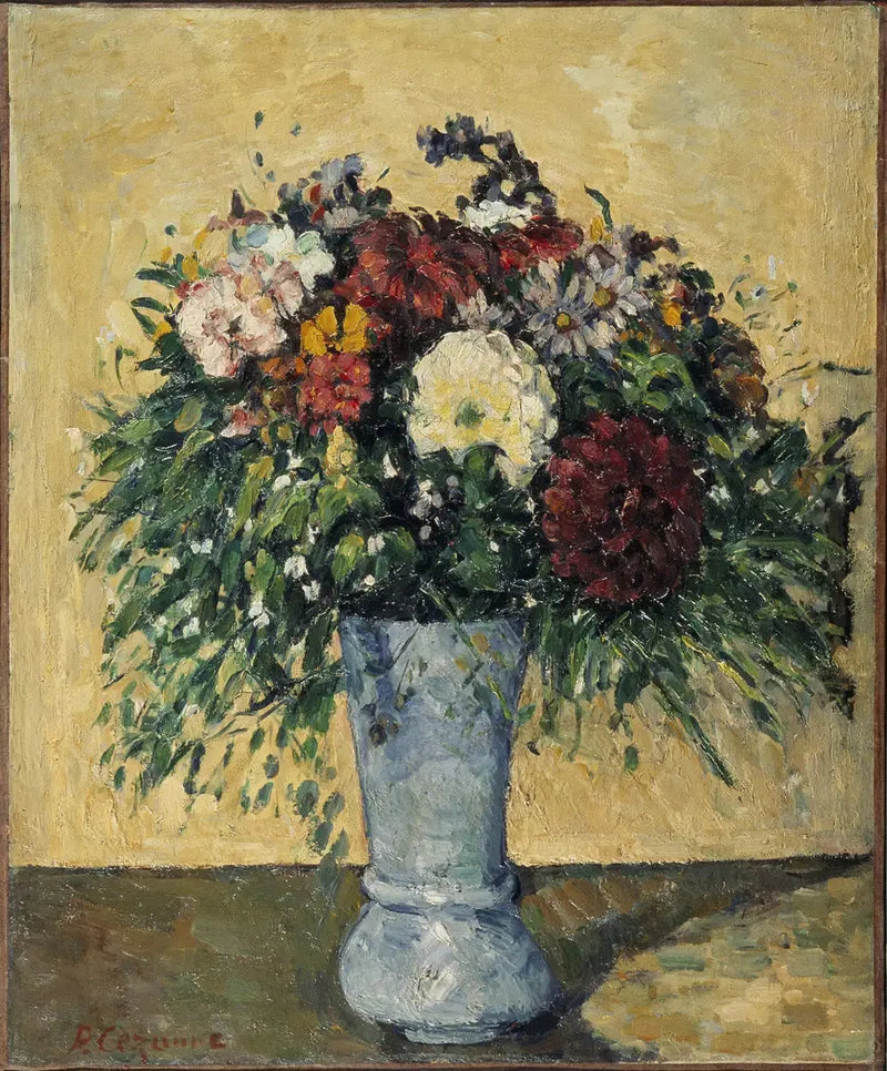 Flores em um vaso - Paul Cézanne