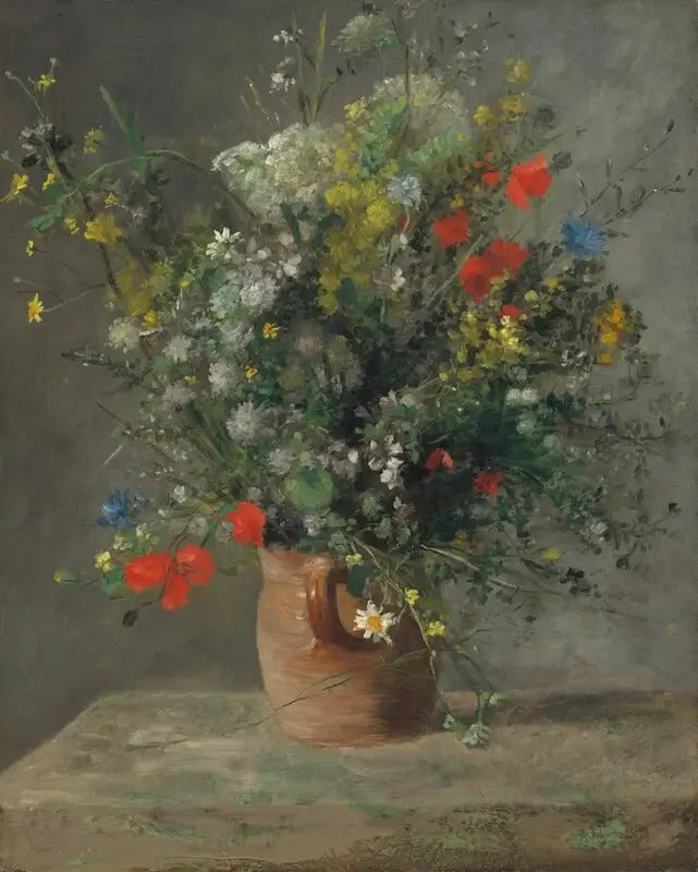 Flores em um vaso - Pierre-Auguste Renoir