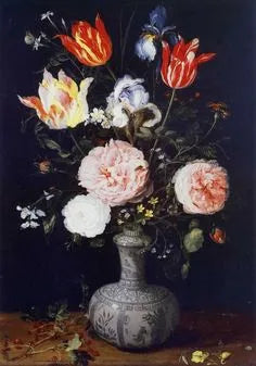 Fleurs dans un Wanli Kendi - Jan Brueghel l'Ancien