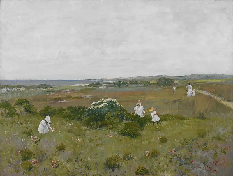 Flores de beira-mar - William Merritt Chase